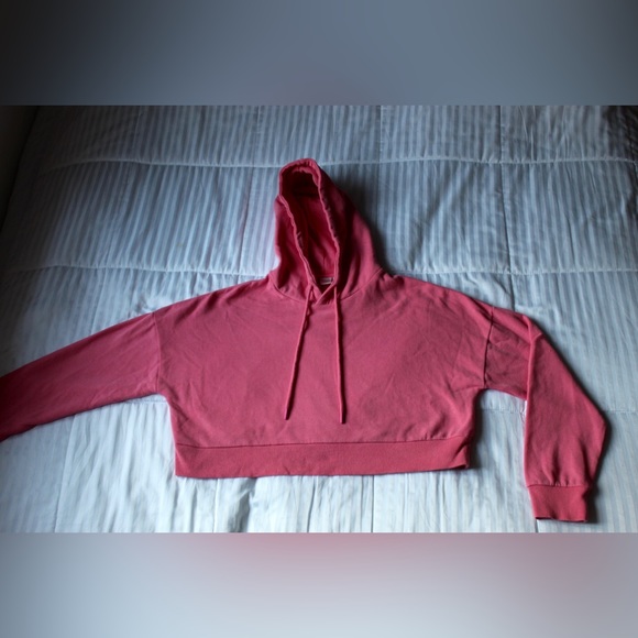 Simons Cropped Sweatshirt Pink M - Picture 5 of 8